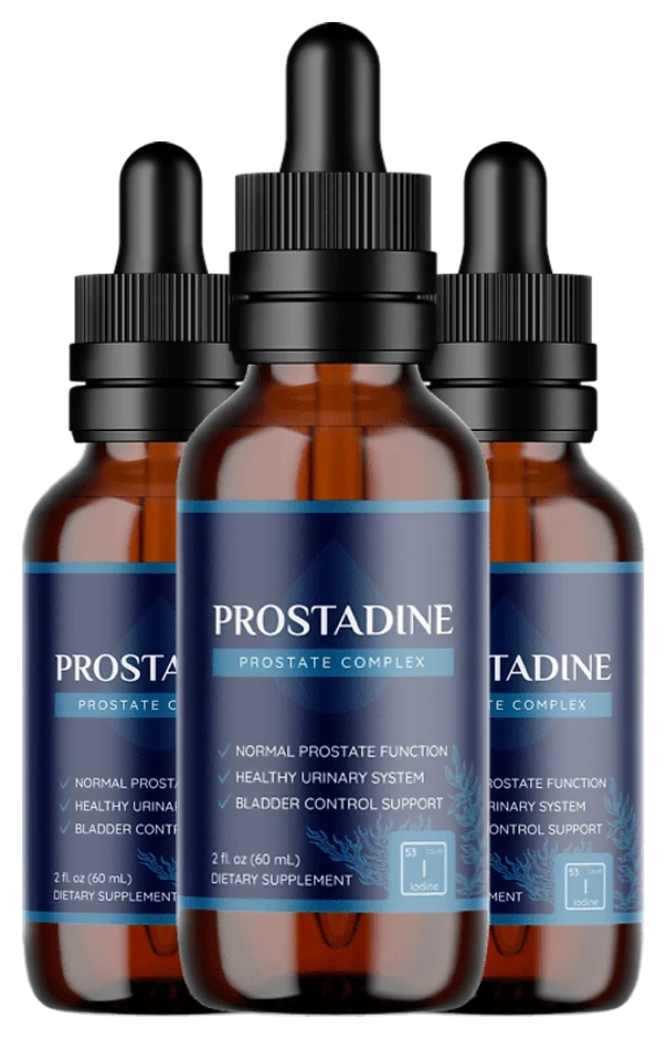 Prostadine 3 bottles — official product image — 90-day supply